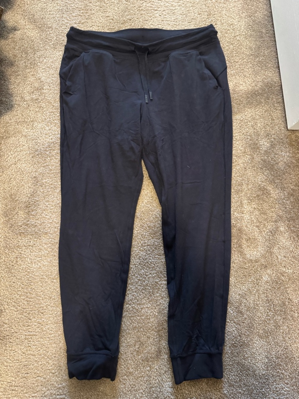 Lululemon Black Cotton Joggers
